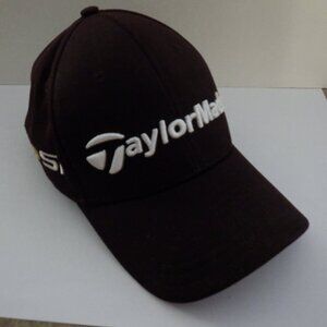 TaylorMade Golf Strap Back Hat Adult One Size Adjustable M1 PSI Brown White Cap